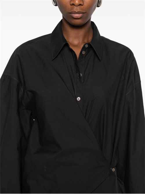 COTTON AND SILK BLEND SHIRT