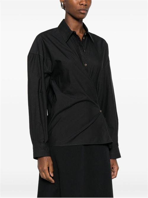 COTTON AND SILK BLEND SHIRT