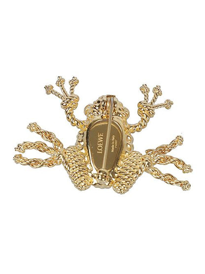 METAL FROG BROOCH