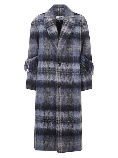 WOOL SINGLE-BREASTED COAT