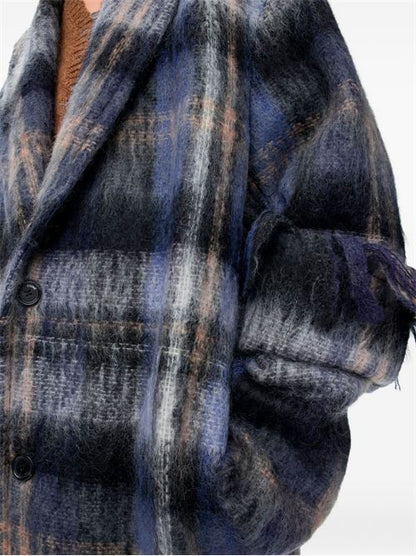 WOOL SINGLE-BREASTED COAT