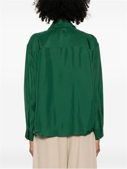 SILK DRAPED SHIRT