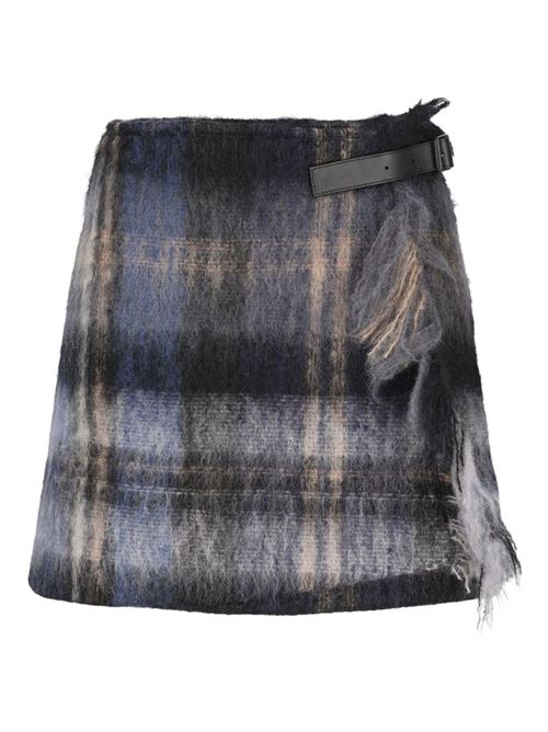 WOOL BLEND MINI SKIRT