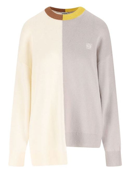 WOOL ASYMMETRIC SWEATER
