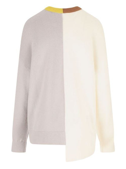 WOOL ASYMMETRIC SWEATER