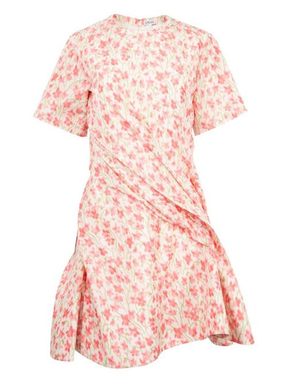 PRINTED TWISTED DRESS