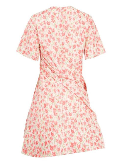 PRINTED TWISTED DRESS