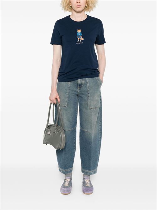 DRESSED FOX COTTON T-SHIRT