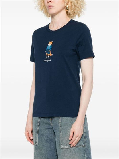 DRESSED FOX COTTON T-SHIRT