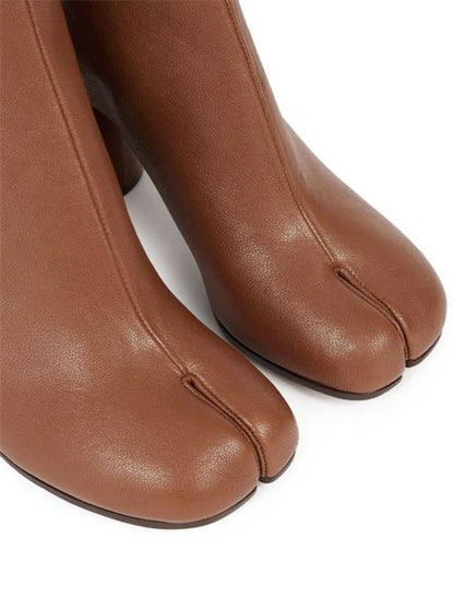TABI LEATHER ANKLE BOOTS