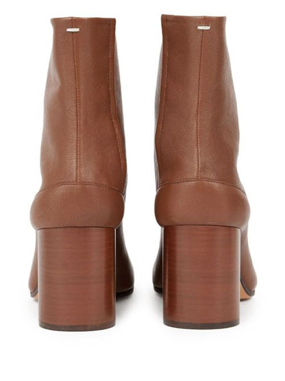 TABI LEATHER ANKLE BOOTS