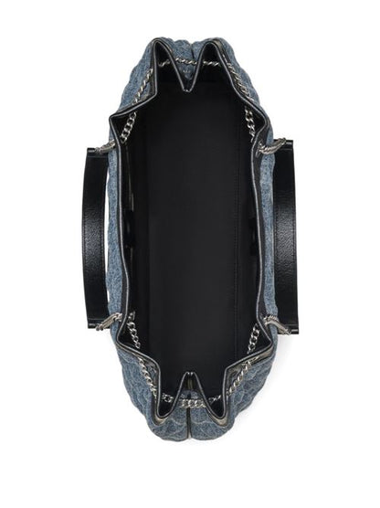 THE CHAIN SACK LARGE COTTON SHOULDER BAG