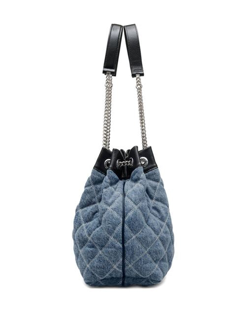 THE CHAIN SACK LARGE COTTON SHOULDER BAG