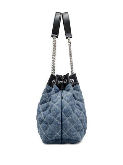 THE CHAIN SACK LARGE COTTON SHOULDER BAG
