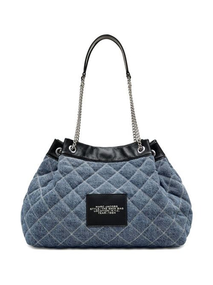 THE CHAIN SACK LARGE COTTON SHOULDER BAG