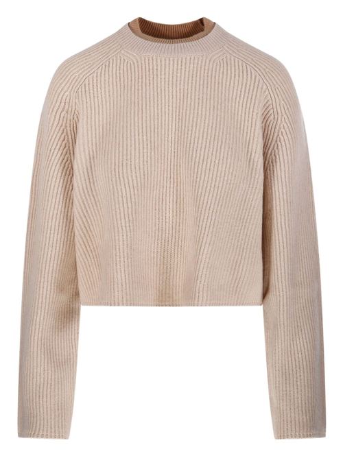 CREW NECK SWEATER IN CASHMERE WOOL