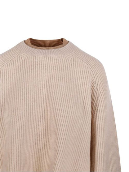 CREW NECK SWEATER IN CASHMERE WOOL