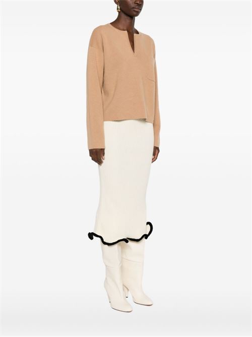 V-NECK SWEATER IN CASHMERE WOOL