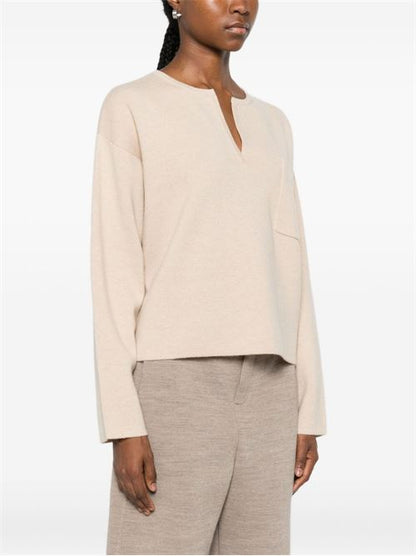 V-NECK SWEATER IN CASHMERE WOOL
