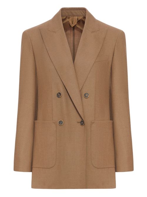 DOUBLE-BREASTED CASHMERE JACKET