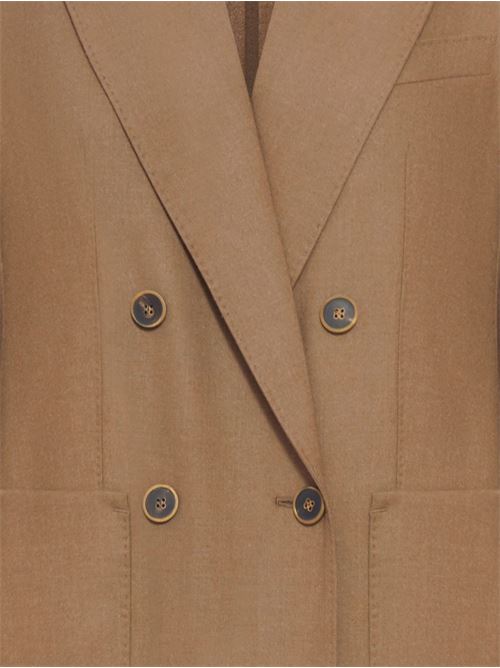 DOUBLE-BREASTED CASHMERE JACKET