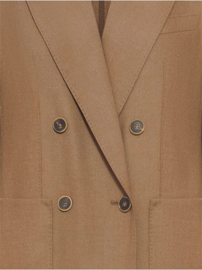 DOUBLE-BREASTED CASHMERE JACKET