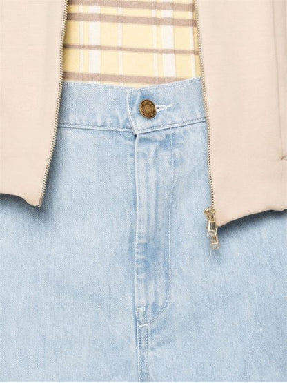 WIDE-LEG DENIM JEANS