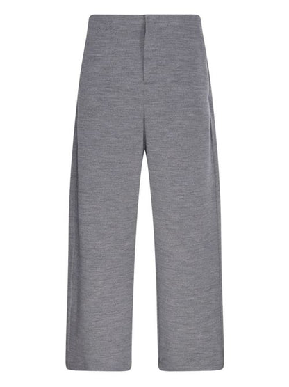 WOOL AND COTTON TROUSERS