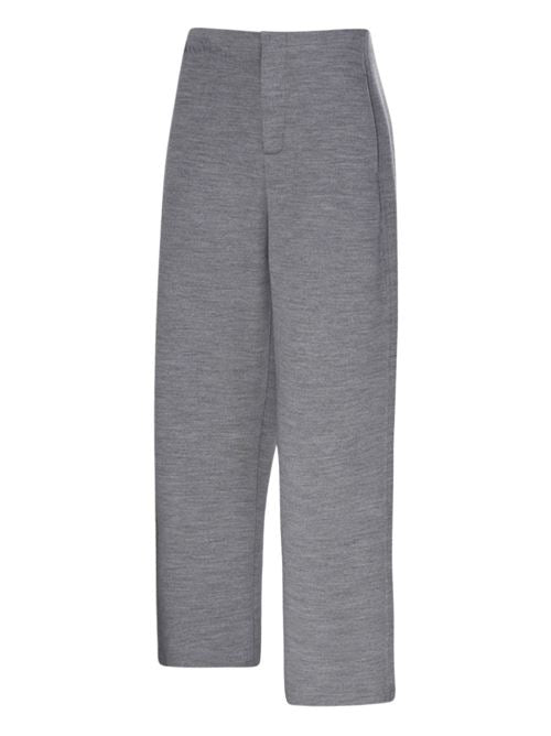 WOOL AND COTTON TROUSERS