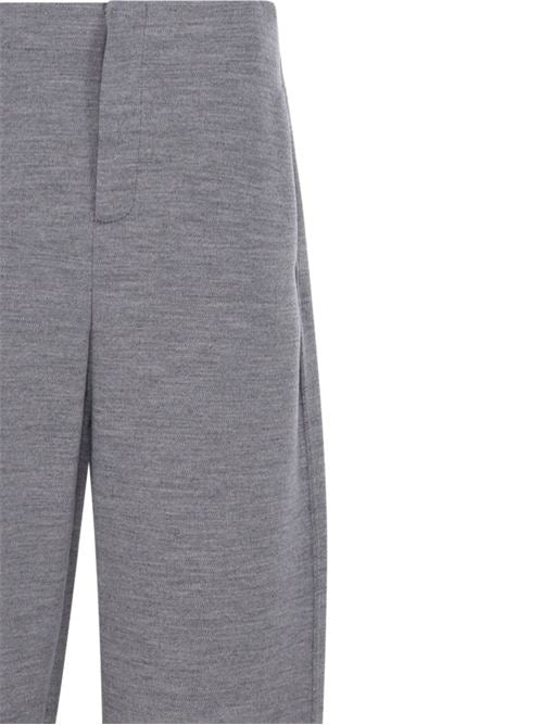 WOOL AND COTTON TROUSERS