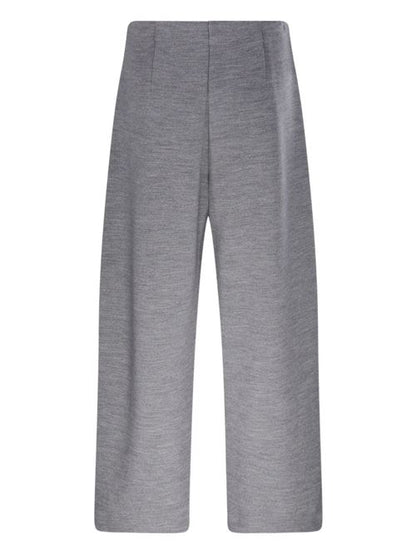 WOOL AND COTTON TROUSERS