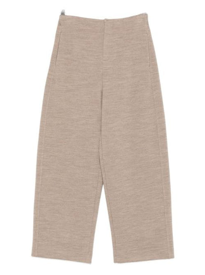 WOOL AND COTTON TROUSERS