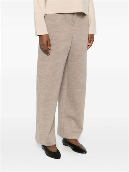 WOOL AND COTTON TROUSERS
