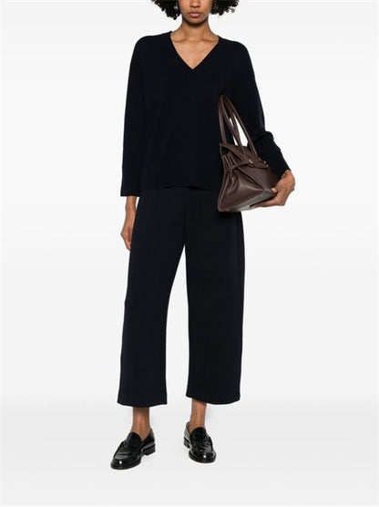 WOOL AND COTTON TROUSERS