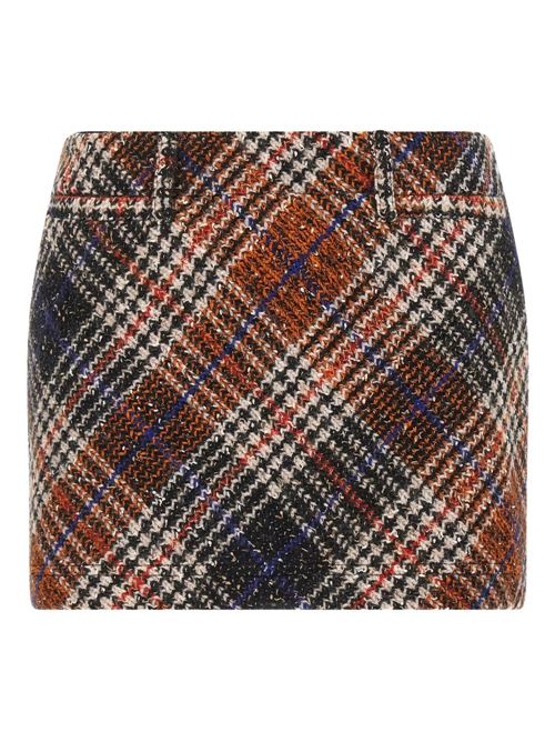 WOOL BLEND MINI SKIRT