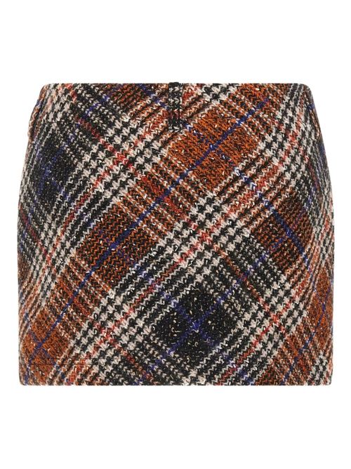 WOOL BLEND MINI SKIRT