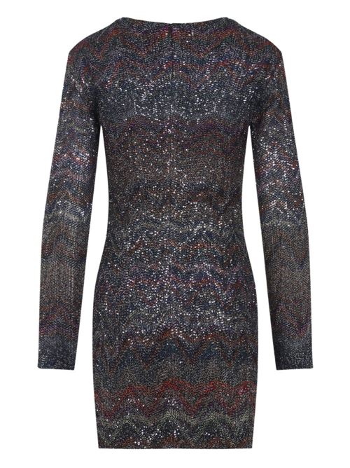 V-NECKED SHORT DRESS