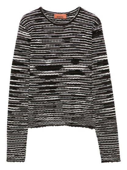WOOL BLEND CREWNECK SWEATER