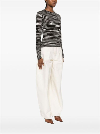 WOOL BLEND CREWNECK SWEATER