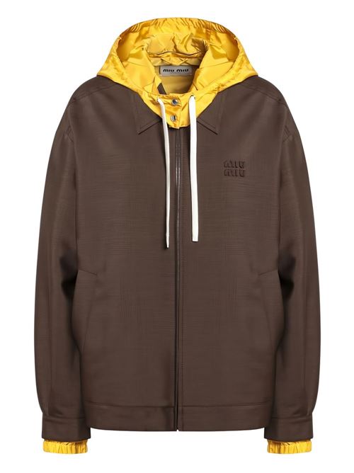 WOOL HOODED JACKET
