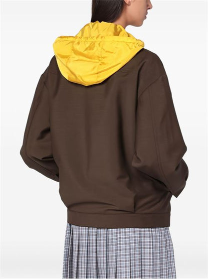 WOOL HOODED JACKET