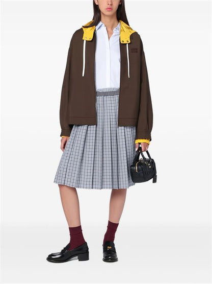 WOOL HOODED JACKET