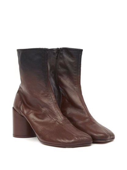 LEATHER ANKLE BOOTS