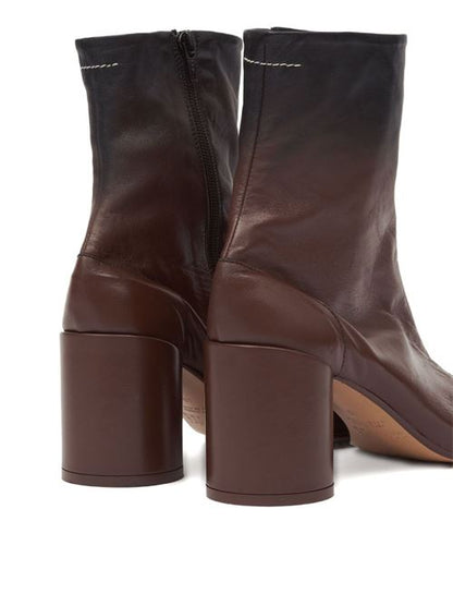 LEATHER ANKLE BOOTS