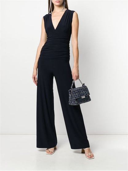 V NECK JUMPSUIT