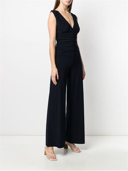 V NECK JUMPSUIT