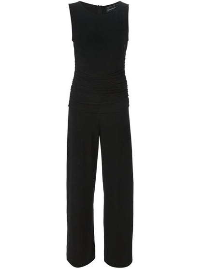SLEEVELESS CREWNECK JUMPSUIT