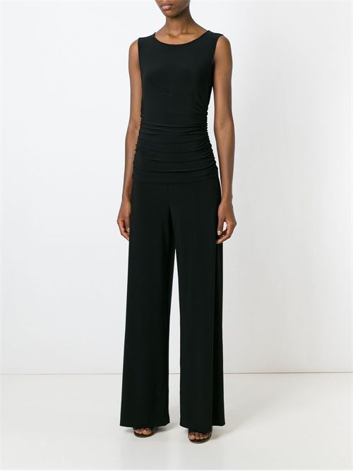 SLEEVELESS CREWNECK JUMPSUIT