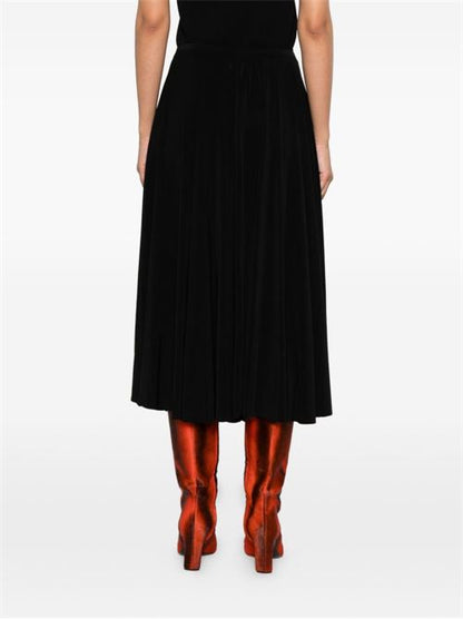 PLEATED MIDI SKIRT