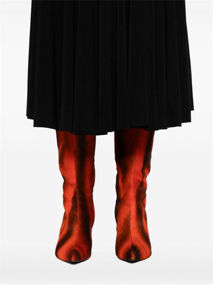 PLEATED MIDI SKIRT